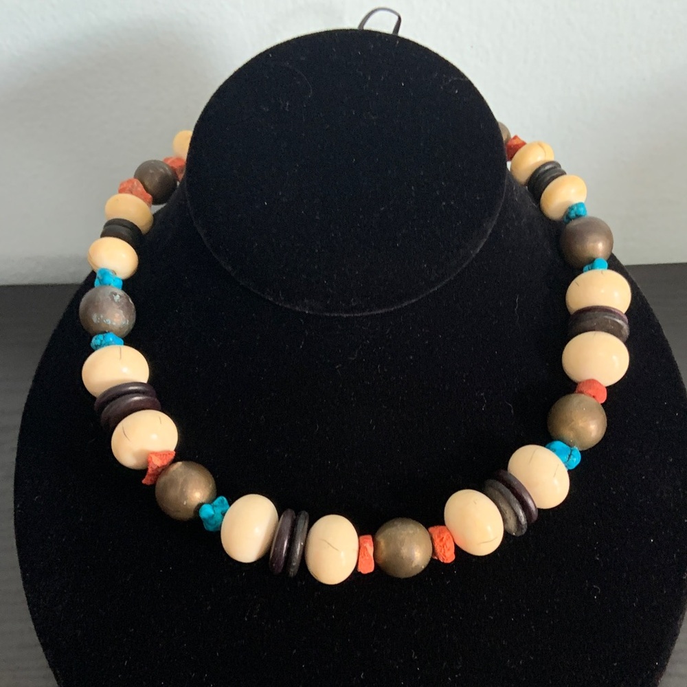 Miriam Haskell Mixed Bead Necklace
